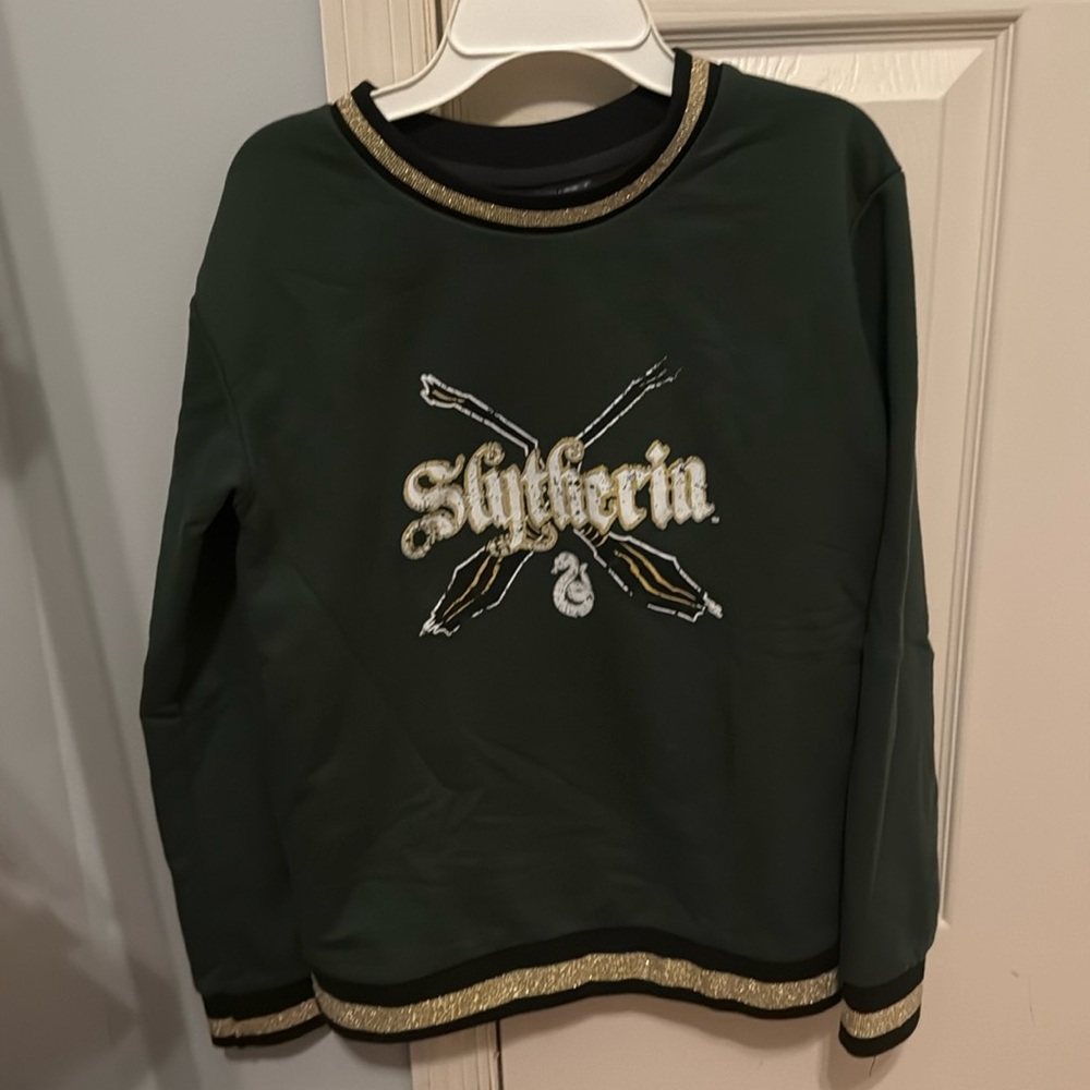 Slytherin Quidditch Harry Potter Sweatshirt, XS